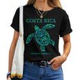 Costa Rica Sea Turtle Retro Boy Girl Vacation Souvenir Women T-shirt