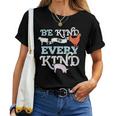 Cow Chicken Pig Support Kindness Animal Equality Vegan Women T-shirt