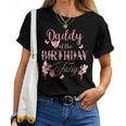 Daddy Of Little Fairy Girl Birthday Family Matching Party Women T-shirt