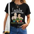 Easily Distracted By Plants & Chickens Silkie Chicken Women T-shirt