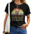 Every Snack You Make Cairn Terrier Dog Mom Dog Dad Retro Women T-shirt