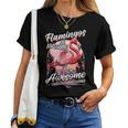 Flamingo Girls Boys Flamingos Are Awesome Women T-shirt