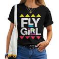 Fly Girl 80S Hip Hop For Woman 90S Old School B-Girl Women T-shirt