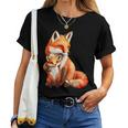 Fox Foxes Mom Child Dad Child Children Men Women T-shirt