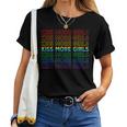 Gay Lesbian Pride Lgbt Lovers Feminist Kiss More Girls Women T-shirt
