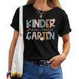Kindergarten Dream Team Groovy Teacher Back To School Women T-shirt