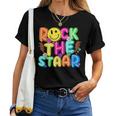 Rock The Test Testing Day Teacher Student Motivational Women T-shirt