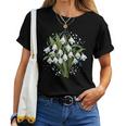 Snow Flowers With This Cool Snowdrop Flower Costume Women T-shirt