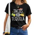 Tacos And Tequila Mexican Sombrero Women T-shirt