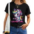 Gamer Girl Lindo Unicornioideojuegos Juegos Es Adolescentes Chicas Camiseta de mujer
