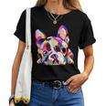 Geometric French Bulldog Dog Boy Girl Women T-shirt