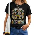 Goodbye 2Nd Grade Graduation To 3Rd Grade Hello Summer Women T-shirt