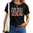 In My Grammy Era Baby Announcement For Grandma Mother's Day Women T-shirt
