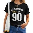 My Grandma Is 90 90Th 90 Years Old Mama Mum Mother Mom Women T-shirt