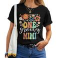 Groovy Mimi Retro Grandma Birthday Matching Family Party Women T-shirt