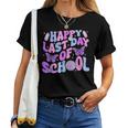 Happy Last Day Of School Teacher Boy Girl Grad Hello Summer Women T-shirt