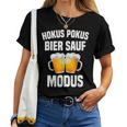 Hokus Pokus Beer Sauf Modus Drinking Beer Drinker T-shirt Frauen