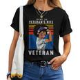 I'm Not The Veteran's Wife I Am The Veteran American Flag Women T-shirt