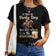 It's Must Be Derby Day Bourbon Horse Racing Women T-shirt