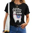 It's No Prob-Llama To Be Kind Unity Orange Day Women T-shirt