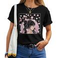 Japanese Anime Girl Manga Otaku Cherry Blossom Women T-shirt