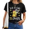 Just A Girl Who Loves Ducks Lovers Outfits Kawaii Animals Women T-shirt