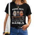 Keine Zeit Ich Muss Zu Meinen Mädels Chicken T-shirt Frauen