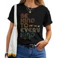 Be Kind To Every Kind Retro 70'S Vegan Life Women T-shirt