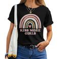 Kiss More Girls Lesbian Bisexual Lgbtq Pride Month 2021 Women T-shirt