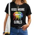 Kiss More Girls As Lgbtq Pride Lesbians Women T-shirt