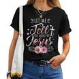 Let Me Tell You About My Jesus God Christian Floral Women Women T-shirt