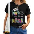 I Love Being Called Nana Sunflower Mother's Day Women T-shirt