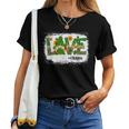 Love Cna Nurse Life Gnome Sunflower St Patrick's Day Women T-shirt