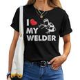 I Love My Welder Welder Wife Girls Women T-shirt