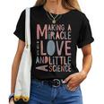 Making A Miracle With Love And Science Ivf Mom Women T-shirt