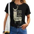 Mama Lama Drama Lama Alpaca T-shirt Frauen