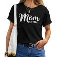 Mom Est 2024 First 2024 Promoted To Mommy Women T-shirt