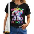 Mommy Of The Birthday Princess Unicorn Mom Women T-shirt