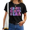 In My Nage Era Groovy Nager 13Th Birthday 13 Years Women T-shirt