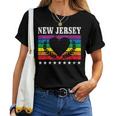 New Jersey Pride Flag Pride Month Lgbtq Flag Lgbt Community Women T-shirt