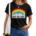 New Orleans Pride Lgbtq Rainbow Skyline Women T-shirt