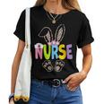 Nurse Bunny Leopard Easter Nurse Easter Nurse Life Bunny Women T-shirt