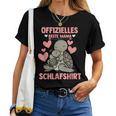 Offizielles Beste Mama Schlaf Schildkröte Muttertag Mom T-shirt Frauen