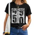 Oldometer 49-50 Yrs Old Man Woman Bday Graphic 50Th Birthday Women T-shirt