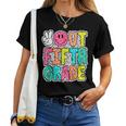 Peace Out Fifth Grade Dalmatian Dots Last Day Of School Women T-shirt