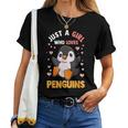 Penguin For Girls Just A Girl Who Loves Penguins Women T-shirt
