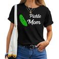 Pickle Mom Pickled Cucumber Lover Dill Mama Vegetable Mother Women T-shirt