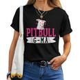 Pitbull G-Ma Pit Bull Terrier Dog Pibble Owner Mother's Day Women T-shirt