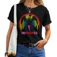 Pride Month Demon Pridemonth Demon Rainbow Cool Lgbt Women T-shirt