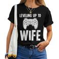 Promoted Bride Leveling Up To Wife GamingWomen T-shirt